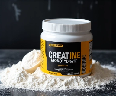Slika proizvoda: Kreatin Monohidrat u prahu.